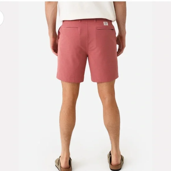 FAHERTY Men’s All Day Shorts | 33 | Salmon - Picture 8 of 9